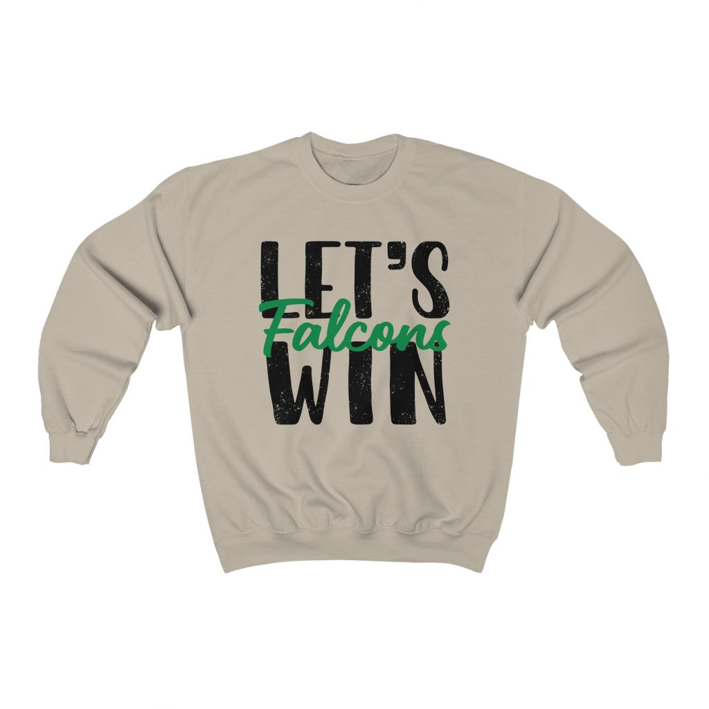 Let’s Win Falcons - Unisex Heavy Blend™ Crewneck Sweatshirt