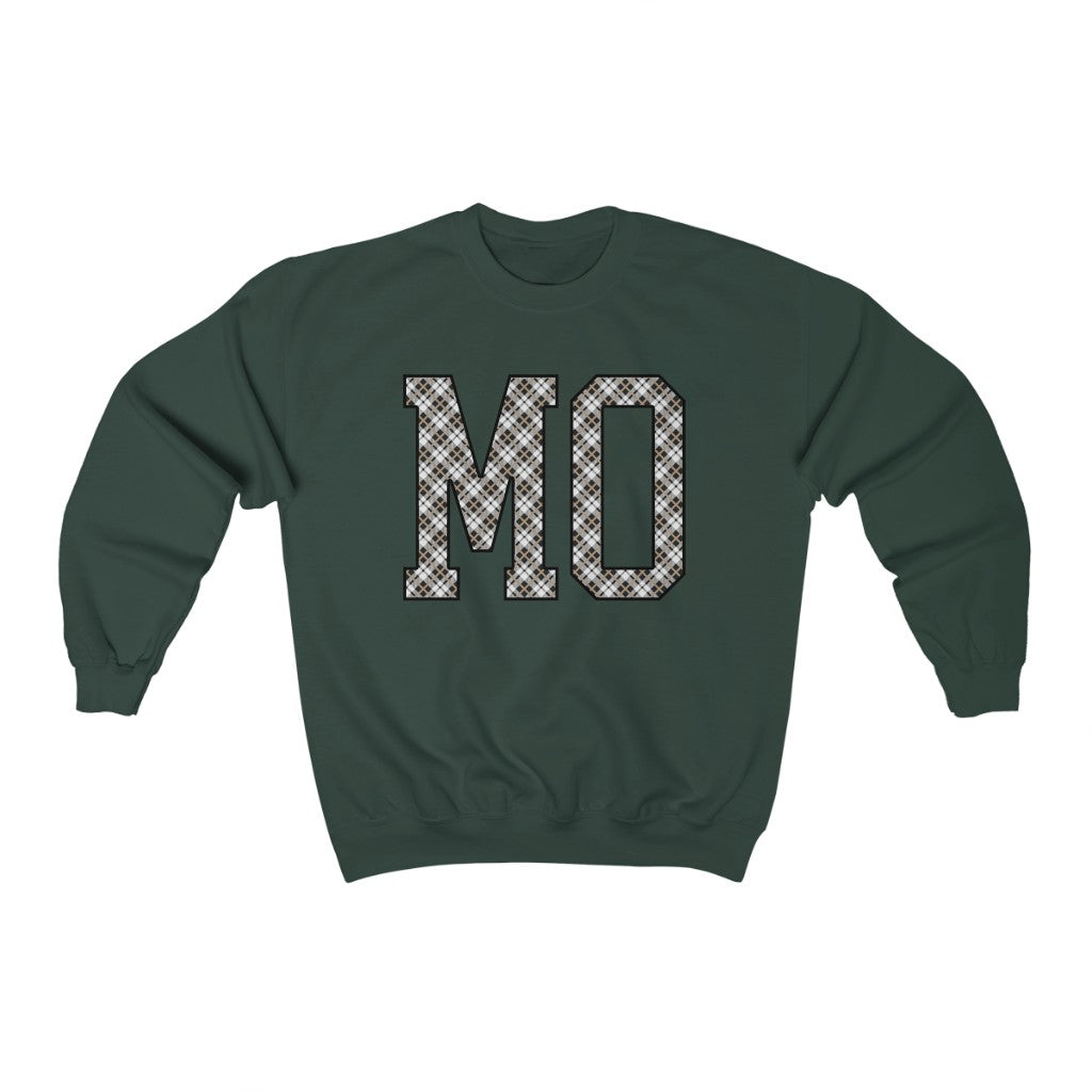 MO Plaid  - Unisex Heavy Blend™ Crewneck Sweatshirt