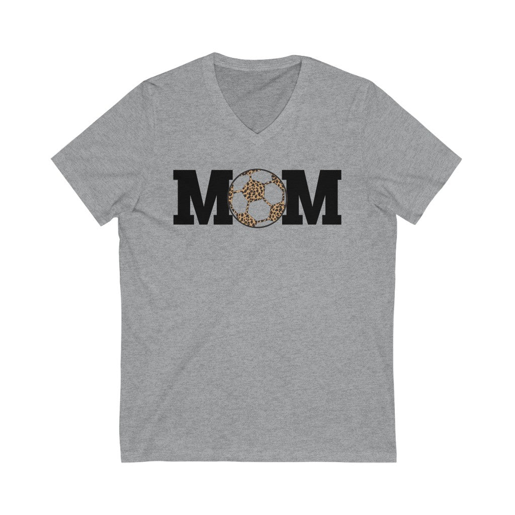 Soccer Mom - Unisex Jersey Short Sleeve V-Neck Tee