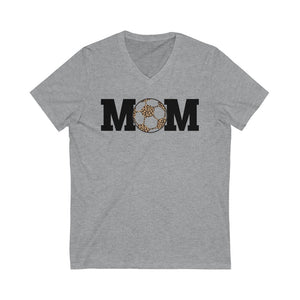 Soccer Mom - Unisex Jersey Short Sleeve V-Neck Tee