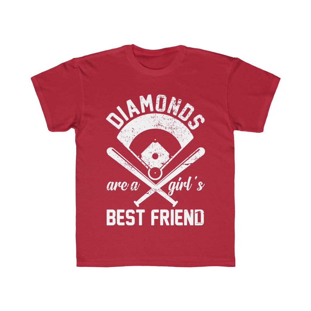 Diamonds are a Girl's Best Friend Youth Tee