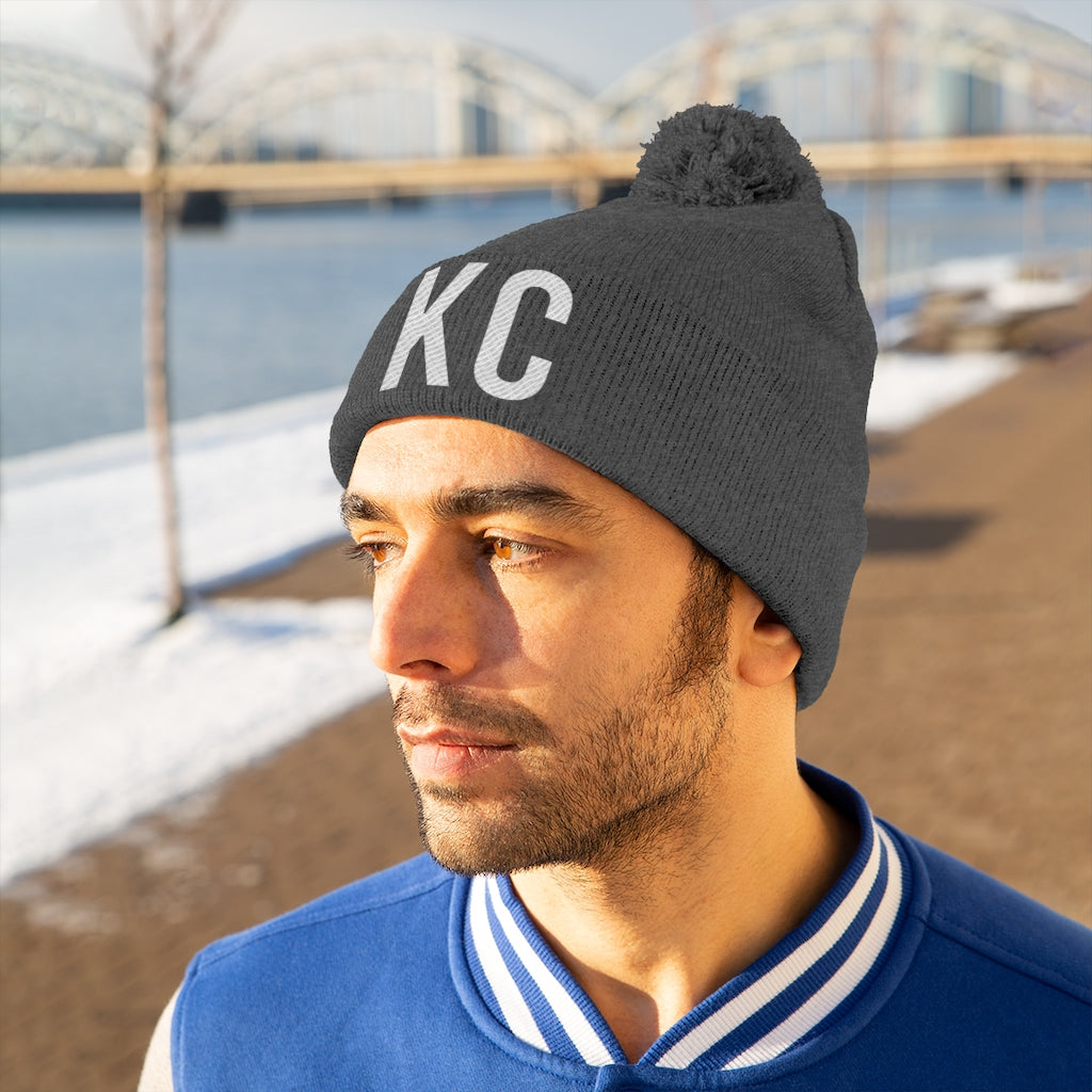 KC - Pom Pom Beanie