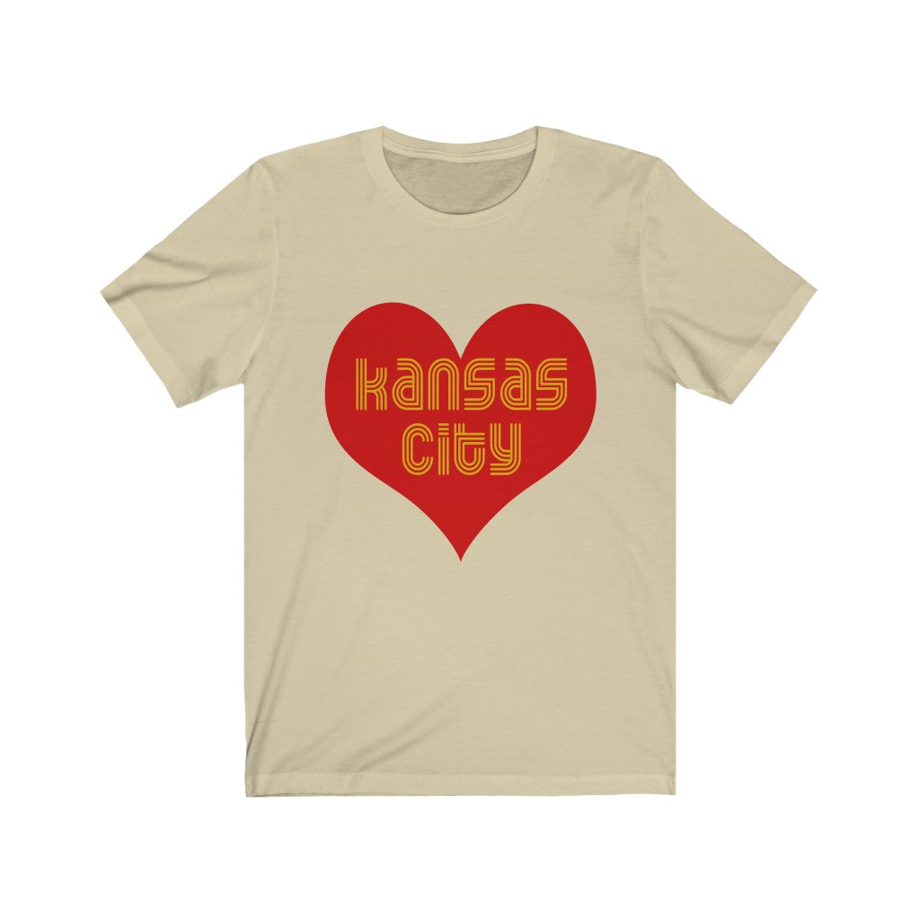 Kansas City Heart - Unisex Jersey Short Sleeve Tee