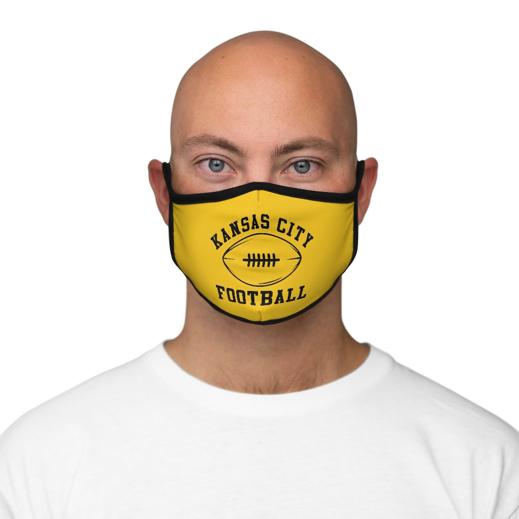 Kansas City Football - Fitted Polyester Face Mask