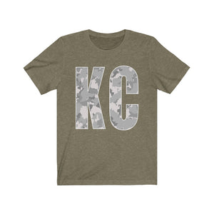 KC Camo Green - Unisex Jersey Short Sleeve Tee