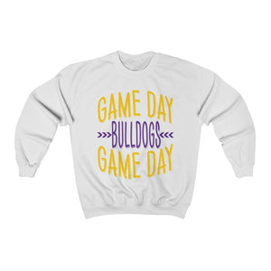 Game Day Crew Bulldogs - Unisex Heavy Blend™ Crewneck Sweatshirt