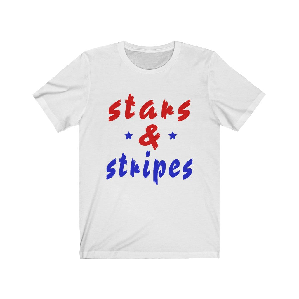 Stars & Stripes - Unisex Jersey Short Sleeve Tee