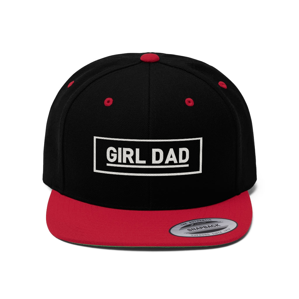GIRL DAD - Unisex Flat Bill Hat