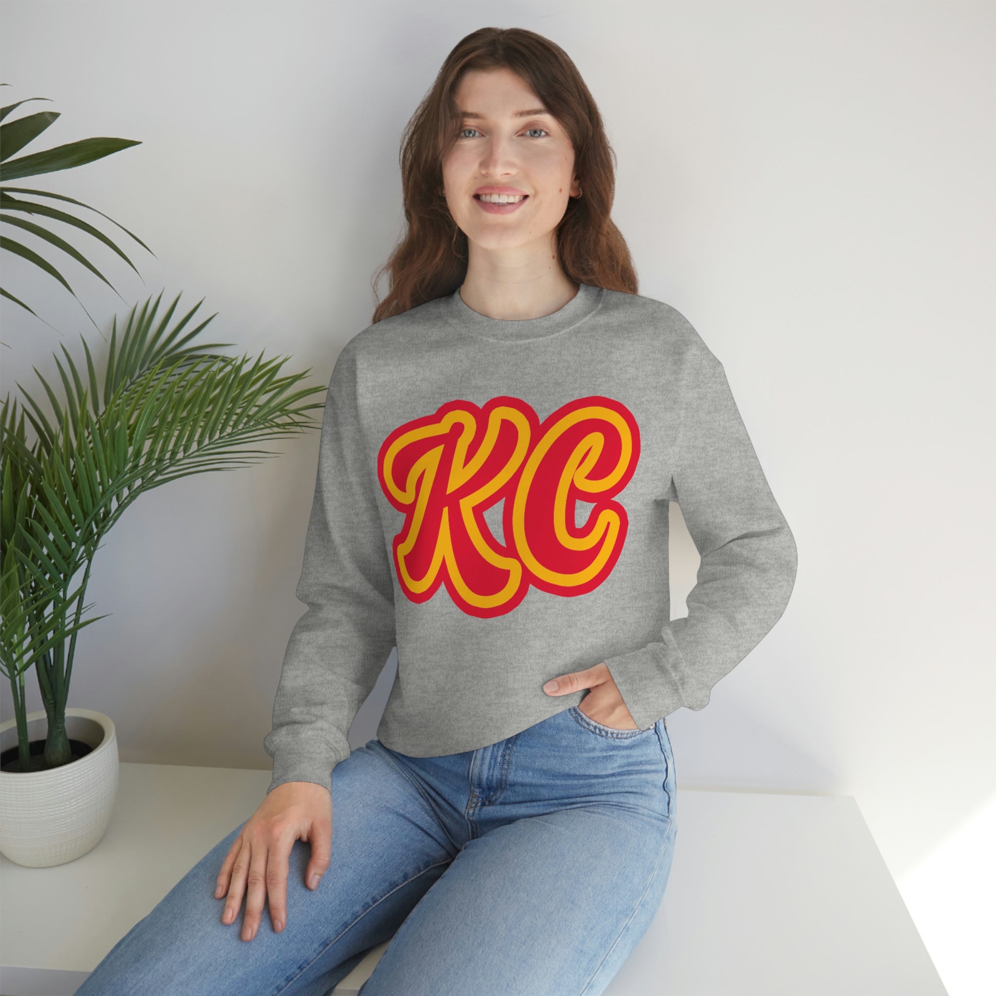 RED FRIDAY KC - Unisex Heavy Blend™ Crewneck Sweatshirt