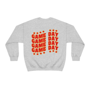 Game Day Front/Back - Unisex Heavy Blend™ Crewneck Sweatshirt