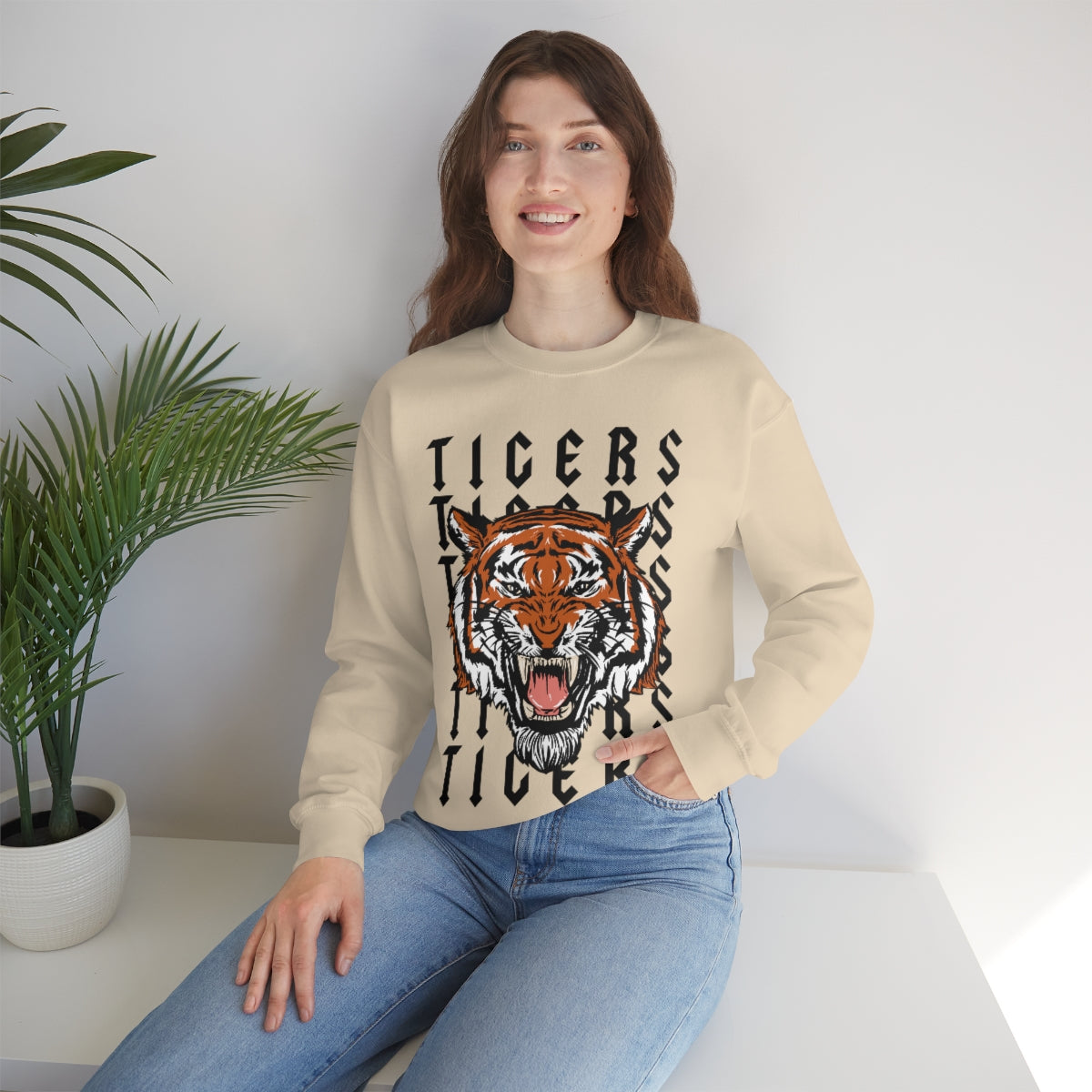 Tigers - Unisex Heavy Blend™ Crewneck Sweatshirt