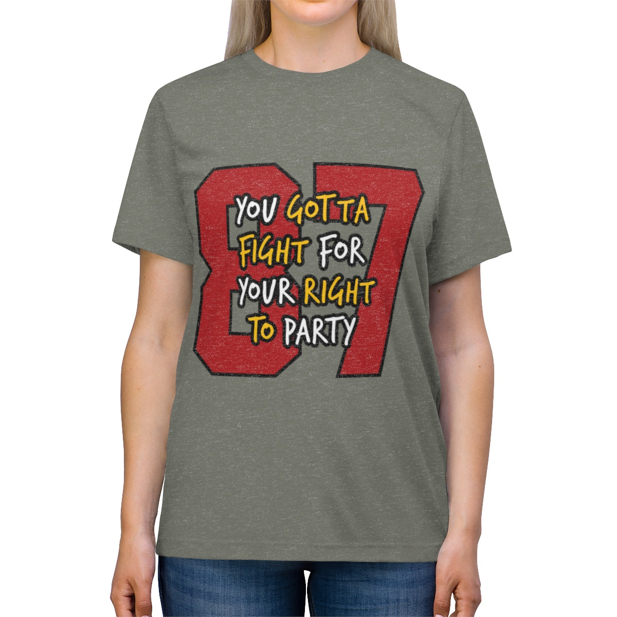 87 You Gotta Fight - Unisex Triblend Tee