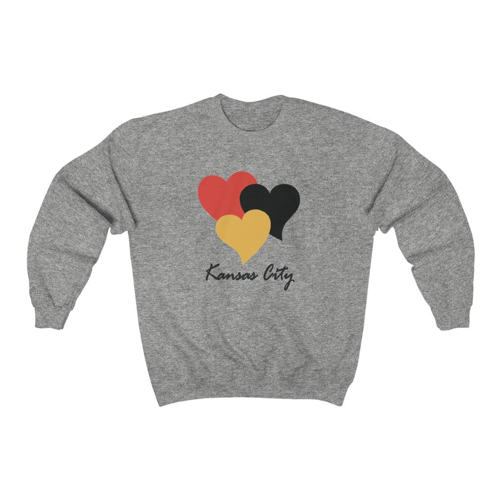 Kansas City Hearts - Unisex Heavy Blend™ Crewneck Sweatshirt