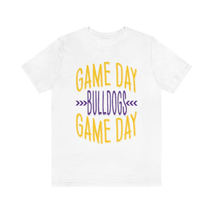 Game Day Tee Bulldogs Unisex Jersey Short Sleeve Tee