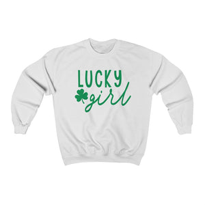 Lucky Girl - Unisex Heavy Blend™ Crewneck Sweatshirt