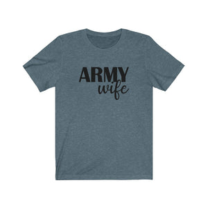 ARMY wife - Unisex Jersey Short Sleeve Tee