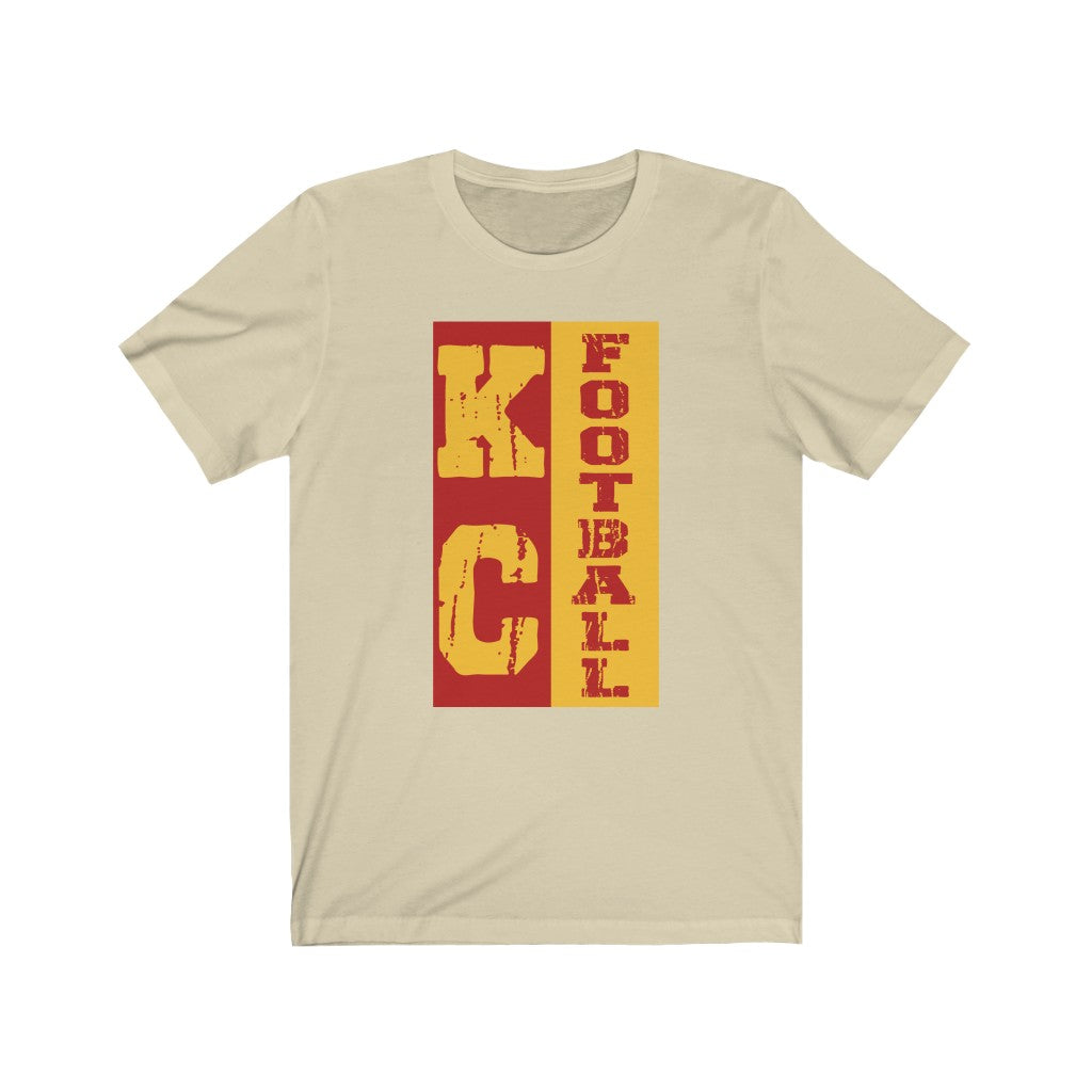 KC FOOTBALL - Unisex Jersey Short Sleeve Tee