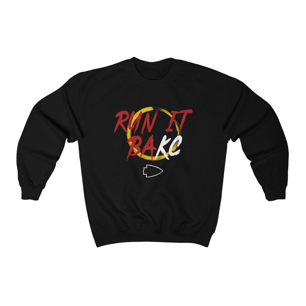 Run It BAKC - Unisex Heavy Blend™ Crewneck Sweatshirt