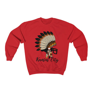 Headdress Black Helmet - Unisex Heavy Blend™ Crewneck Sweatshirt