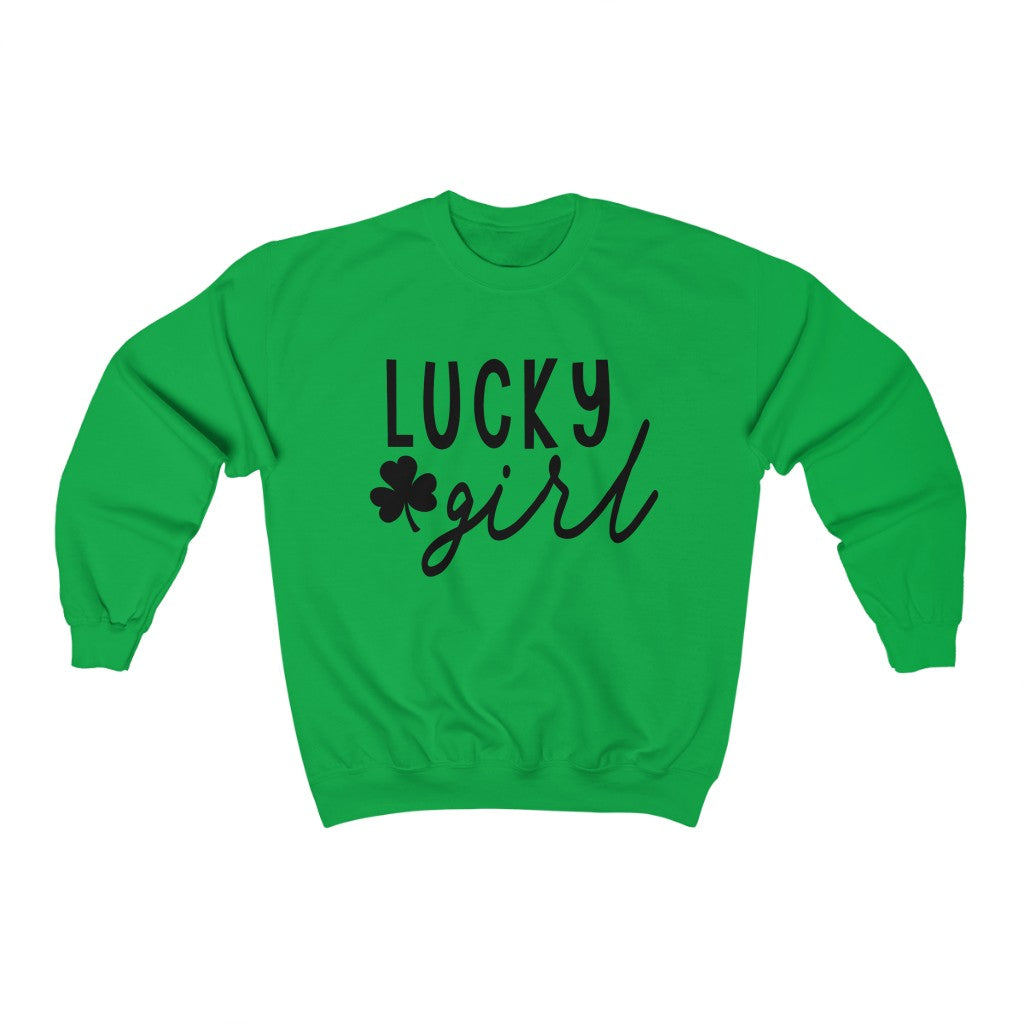 Lucky Girl - Unisex Heavy Blend™ Crewneck Sweatshirt