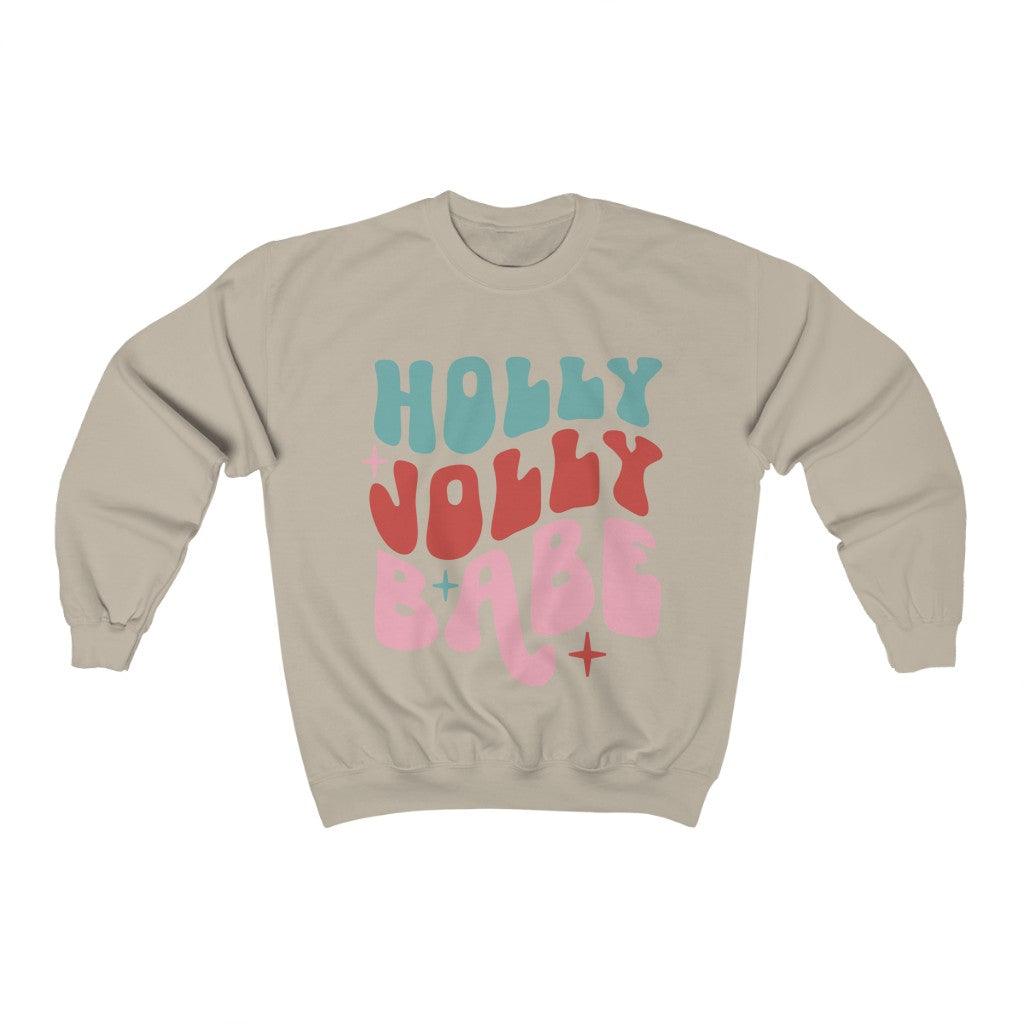 Holly Jolly Babe - Unisex Heavy Blend™ Crewneck Sweatshirt