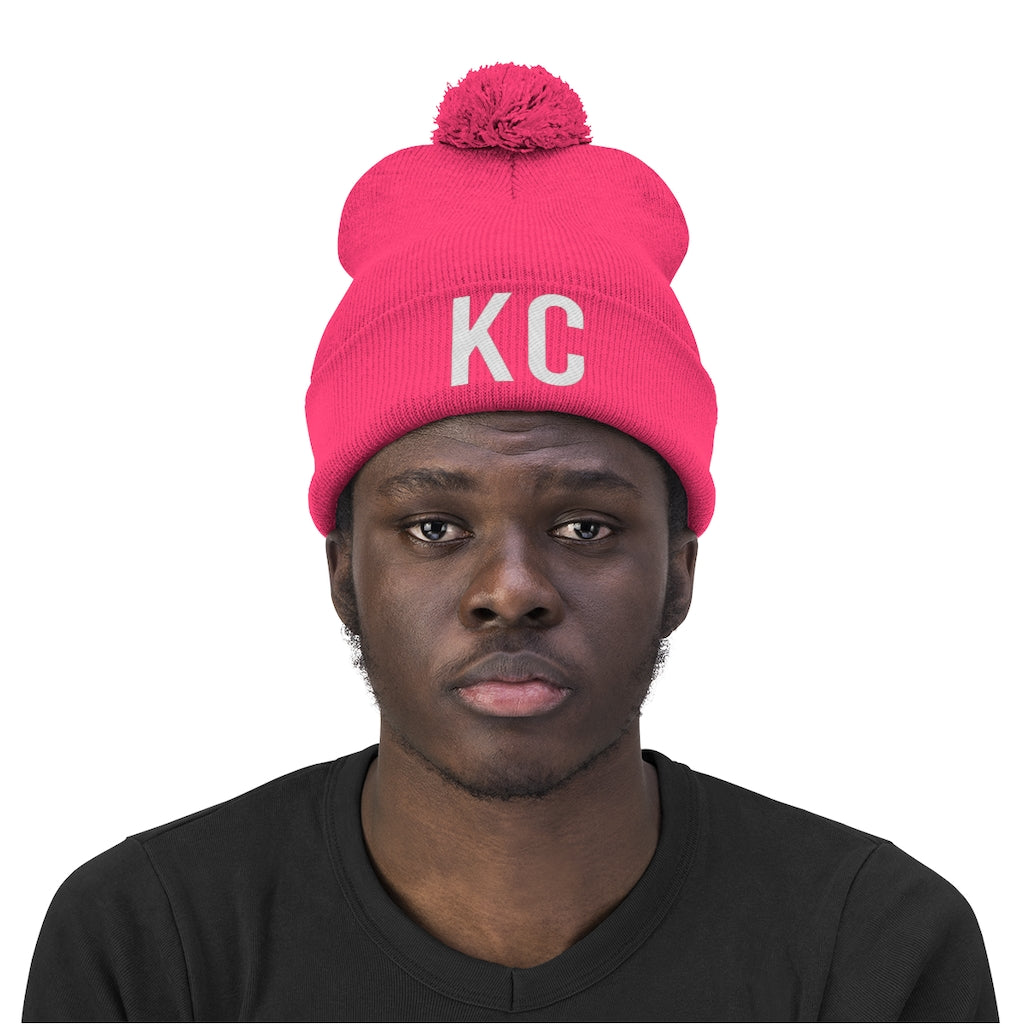 KC - Pom Pom Beanie