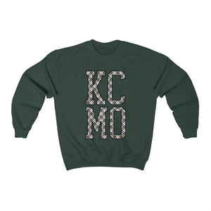 KCMO Plaid- Unisex Heavy Blend™ Crewneck Sweatshirt