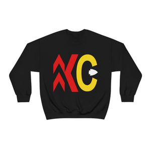 KC Arrowhead - Unisex Heavy Blend™ Crewneck Sweatshirt