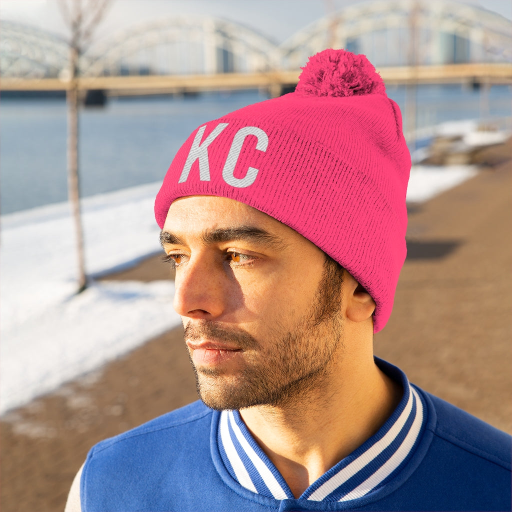 KC - Pom Pom Beanie