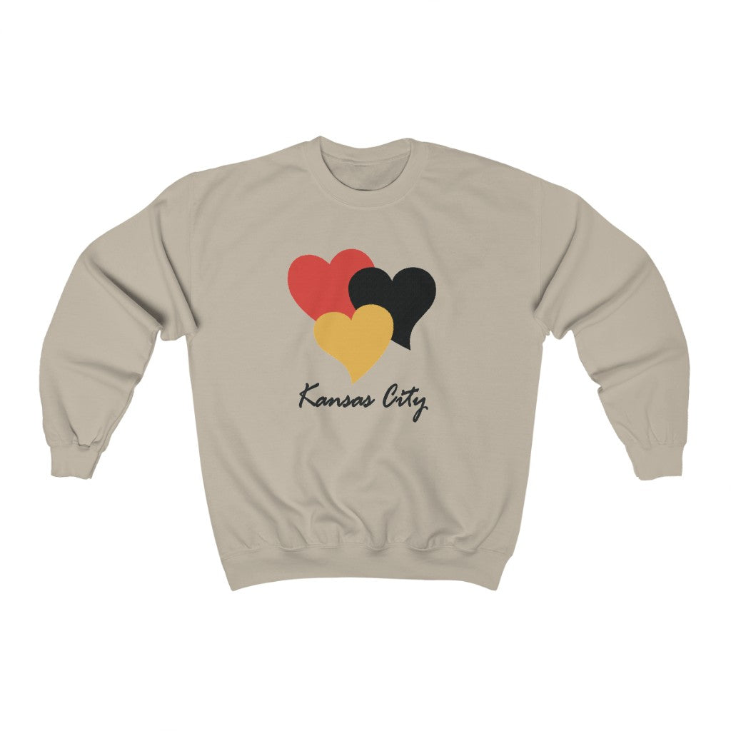 Kansas City Hearts - Unisex Heavy Blend™ Crewneck Sweatshirt