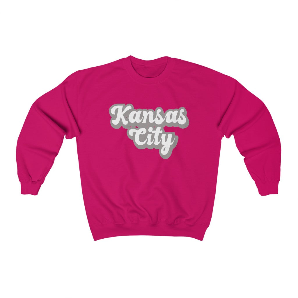 Kansas City Retro - Unisex Heavy Blend™ Crewneck Sweatshirt