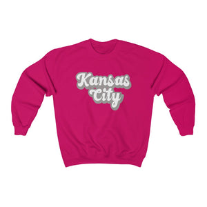 Kansas City Retro - Unisex Heavy Blend™ Crewneck Sweatshirt