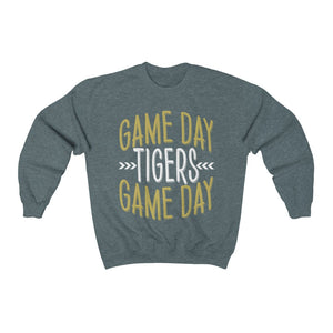 Game Day Crew Tigers - Unisex Heavy Blend™ Crewneck Sweatshirt