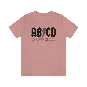 ABCD Back In Class - Unisex Jersey Short Sleeve Tee