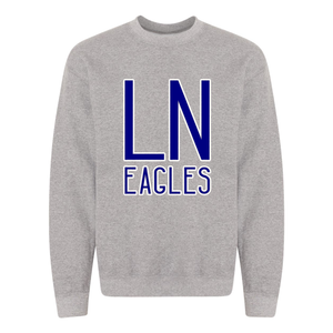 LN Eagles white - Crewneck Sweatshirt