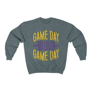 Game Day Crew Bulldogs - Unisex Heavy Blend™ Crewneck Sweatshirt