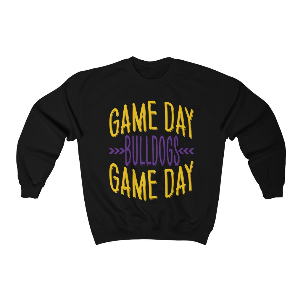 Game Day Crew Bulldogs - Unisex Heavy Blend™ Crewneck Sweatshirt