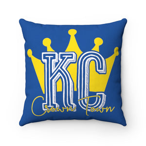 KC Crown Town - Spun Polyester Square Pillow