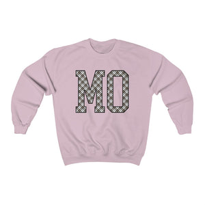 MO Plaid  - Unisex Heavy Blend™ Crewneck Sweatshirt