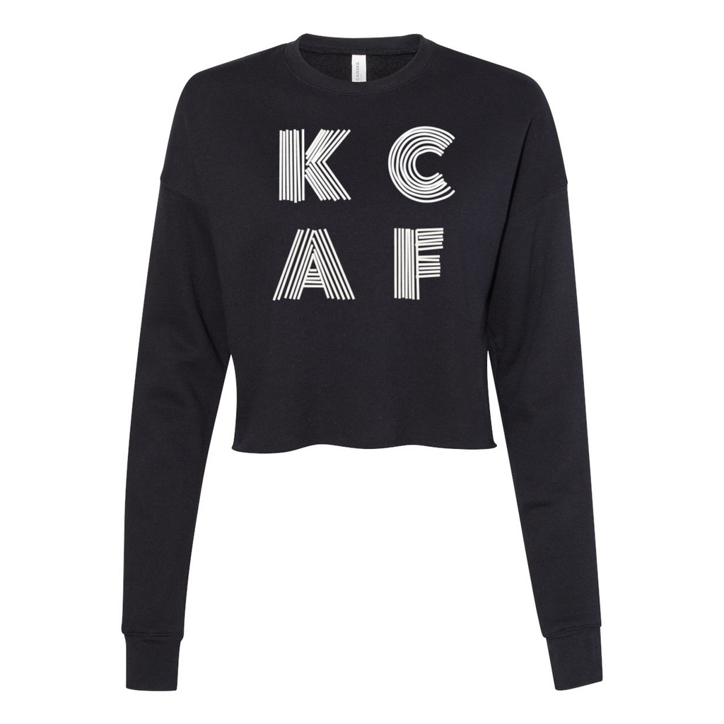 KC AF - Women's Cropped Crew