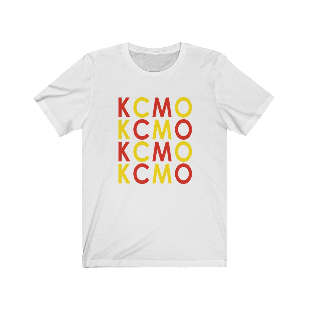 KCMO Red & Yellow - Unisex Jersey Short Sleeve Tee